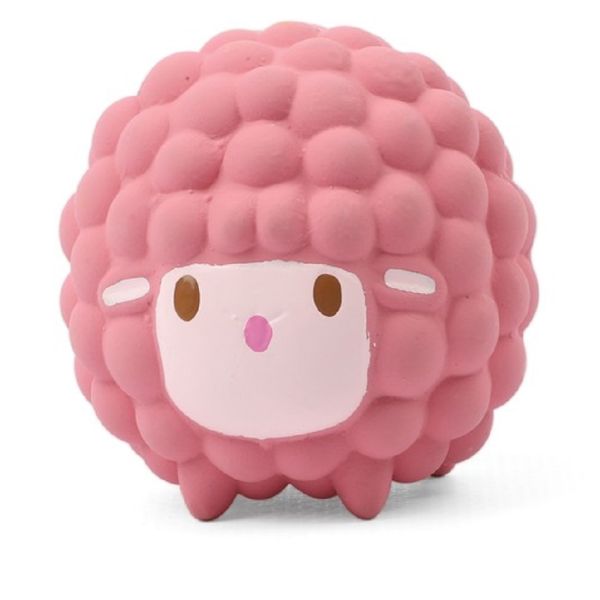 Triol: MINI DOGS Игрушка для собак мелких пород Розовая овечка из латекса с пищалкой, 5 см, арт. 12151190