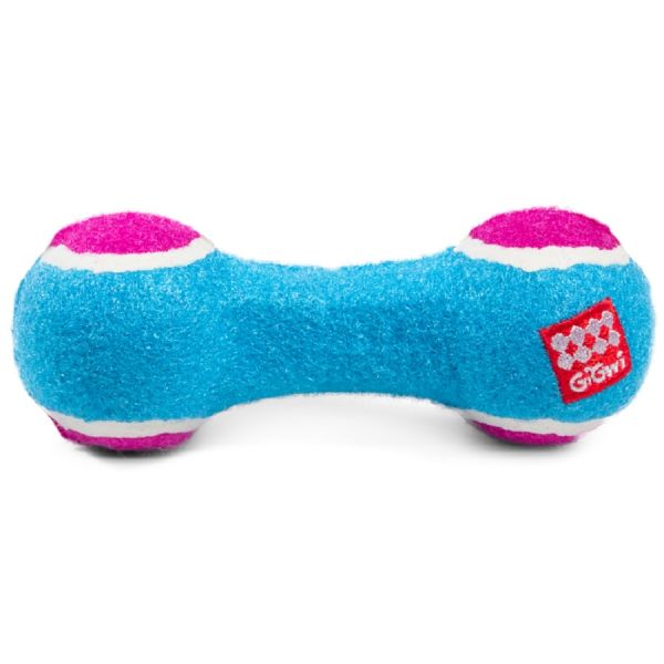 GiGwi: Гантель малая, с пищалкой, игрушка для собак, серия CATCH & FETCH, 13 см, арт. 75006