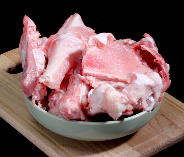 ЕкаПёс: Индейка Эконом, Позвоночник индейки, ребра индейки с остатками мяса на кости, 1 кг