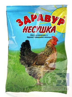 Ваше хозяйство: Здравур Несушка, добавка для кур и домашней птицы, 600 гр.