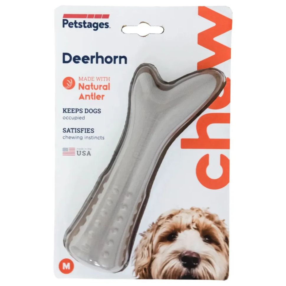 Petstages: игрушка Deerhorn, с оленьими рогами, средняя, для собак, 16 см 