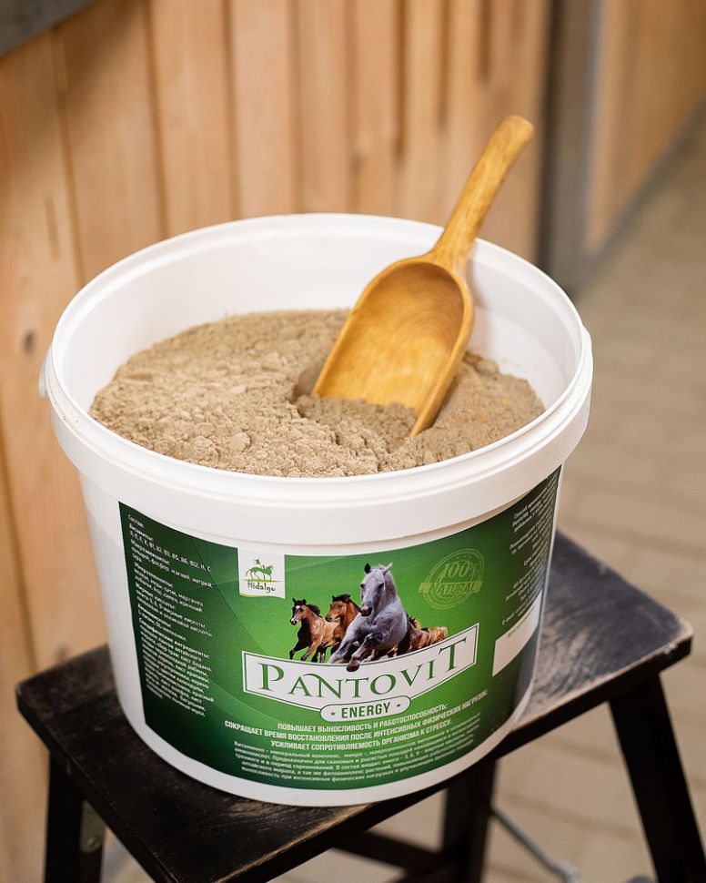 Идальго: PantoVit Energy / Пантовит Энерджи витаминно-минеральный комплекс для лошадей в тренинге, 5 кг