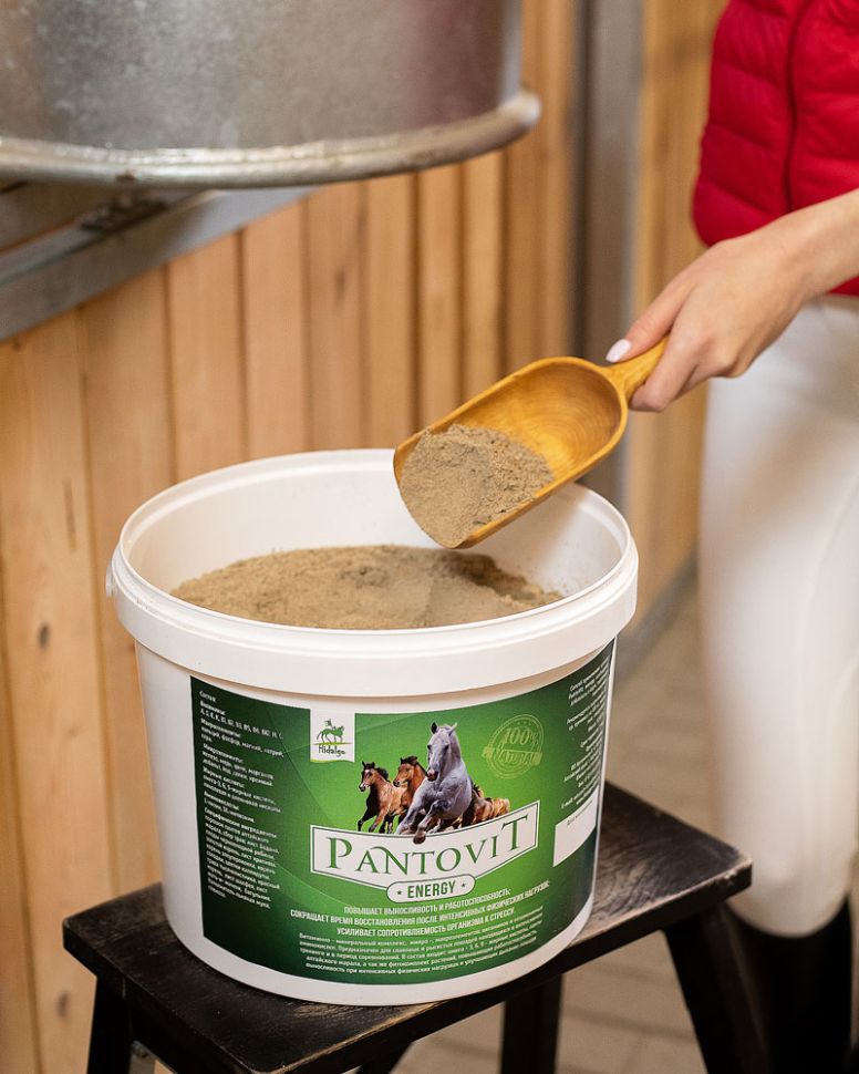 Идальго: PantoVit Energy / Пантовит Энерджи витаминно-минеральный комплекс для лошадей в тренинге, 5 кг