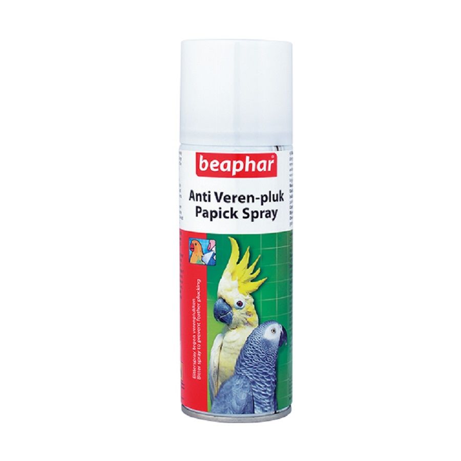 Beaphar: Anti Veren-pluk Papick Spray Спрей против выдергивания перьев у птиц, 200 мл