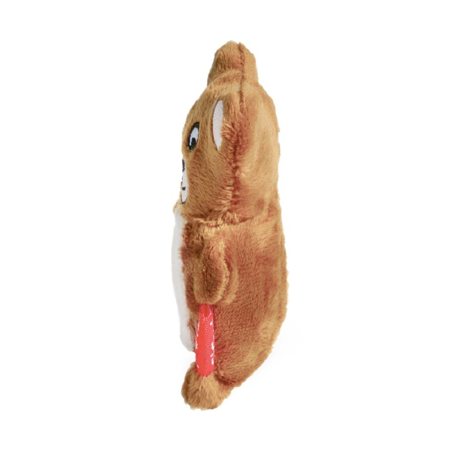 GiGwi: Мишка с пищалкой, игрушка для собак, серия PLUSH FRIENDZ, 9 см, 75023