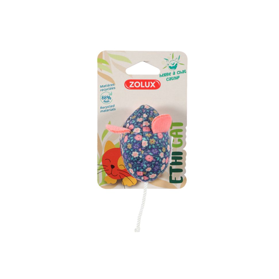 ZOLUX Игрушка для кошек с кошачьей мятой Мышка Маргаритка, 580753
