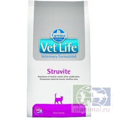 Vet Life Cat Struvite диета для кошек для растворения струвитных уролитов, 10 кг