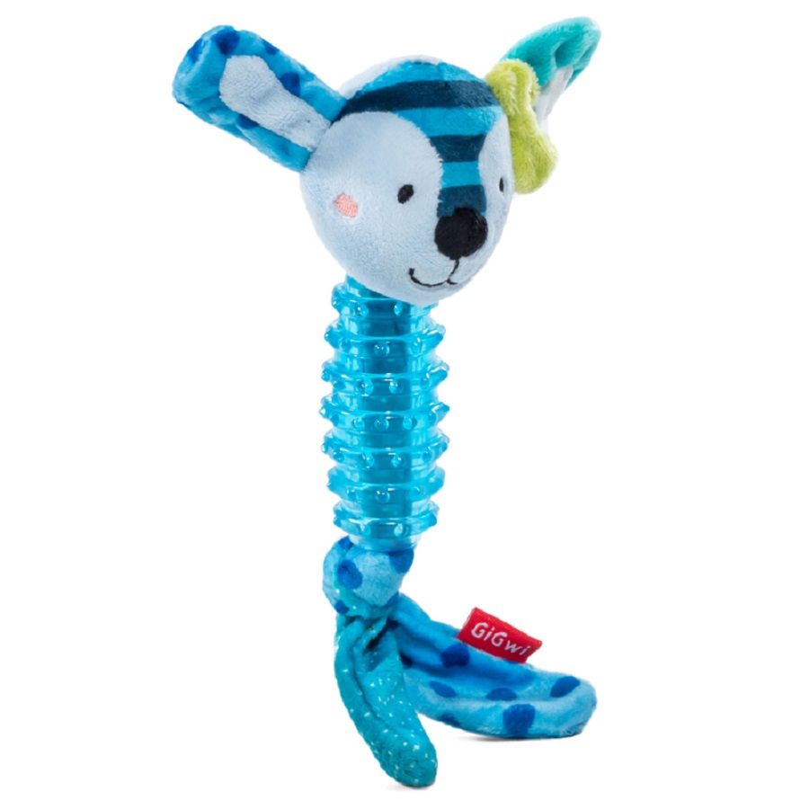 GiGwi: Заяц с пищалкой, серия SUPPA PUPPA, игрушка для маленьких собак, 15 см, 75529