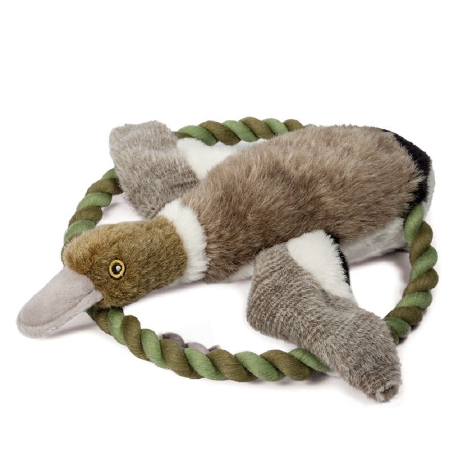 Triol: Игрушка для собак мягкая Дикая утка с пищалкой, 28 см, арт. 12141111