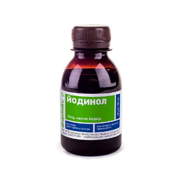 Фармакс: Йодинол, комплексный антимикробный препарат, 100 мл