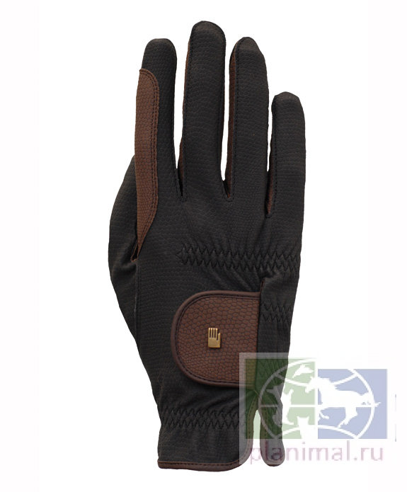 ROECK: Перчатки MALTA WINTER зимние, черный/мокко, р-р 6,5, арт. 3301-545-079
