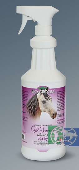 Bio-Groom Bio-Sheen норковое масло для лошадей для блеска шерсти,  946 мл