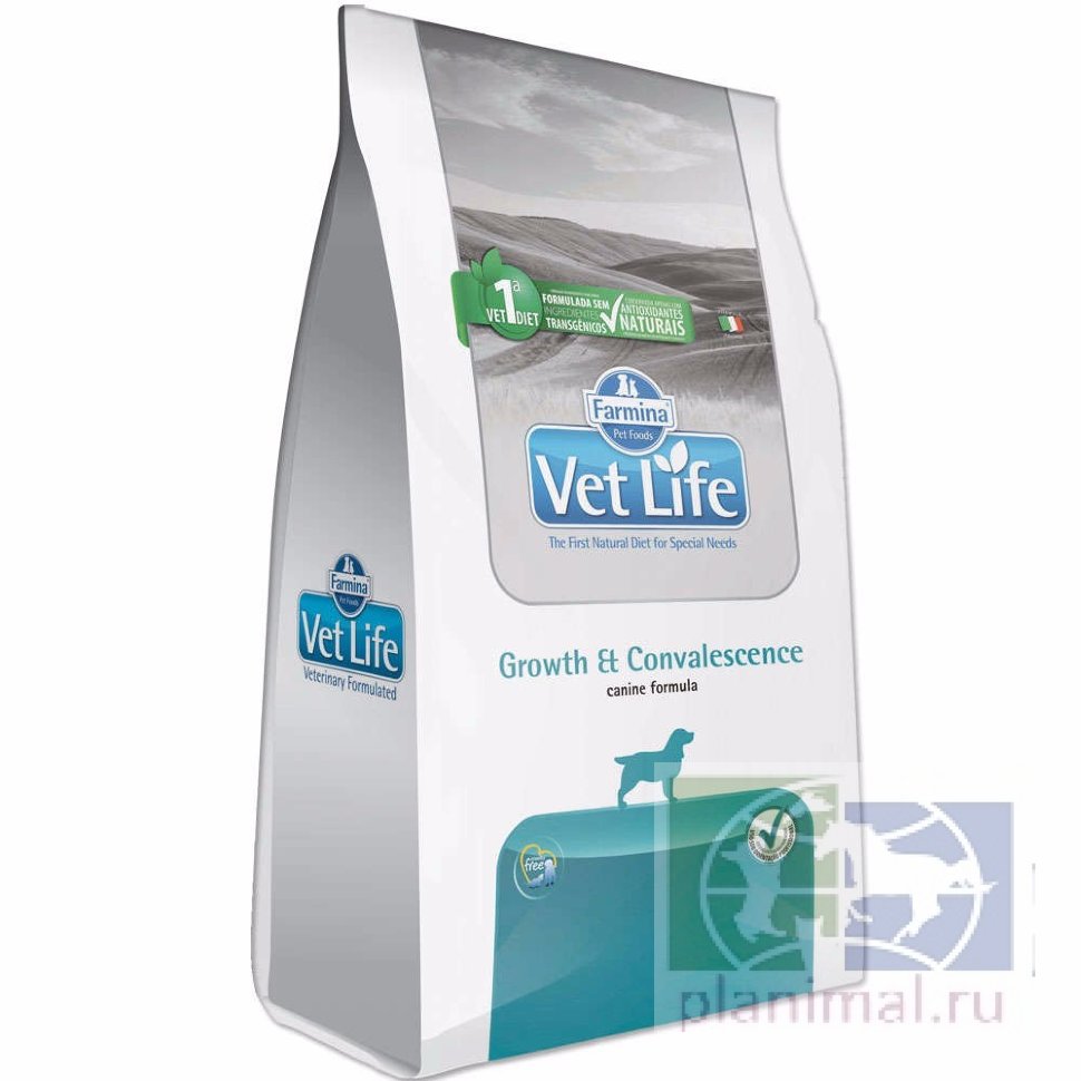 Vet Life Dog Growth диета для восстановления щенков с нарушением роста, для иммунитета, 12 кг