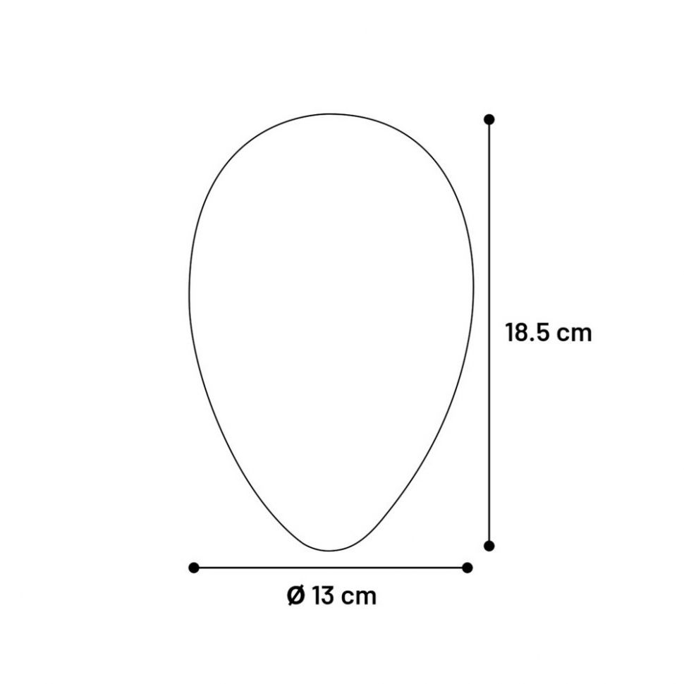 Flamingo: Яйцо красное, игрушка для собак, 13 х 18,5 см, пластик