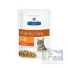 Влажный диетический корм для кошек Hill's Prescription Diet k/d Kidney Care при хронической болезни почек, с курицей 85 г
