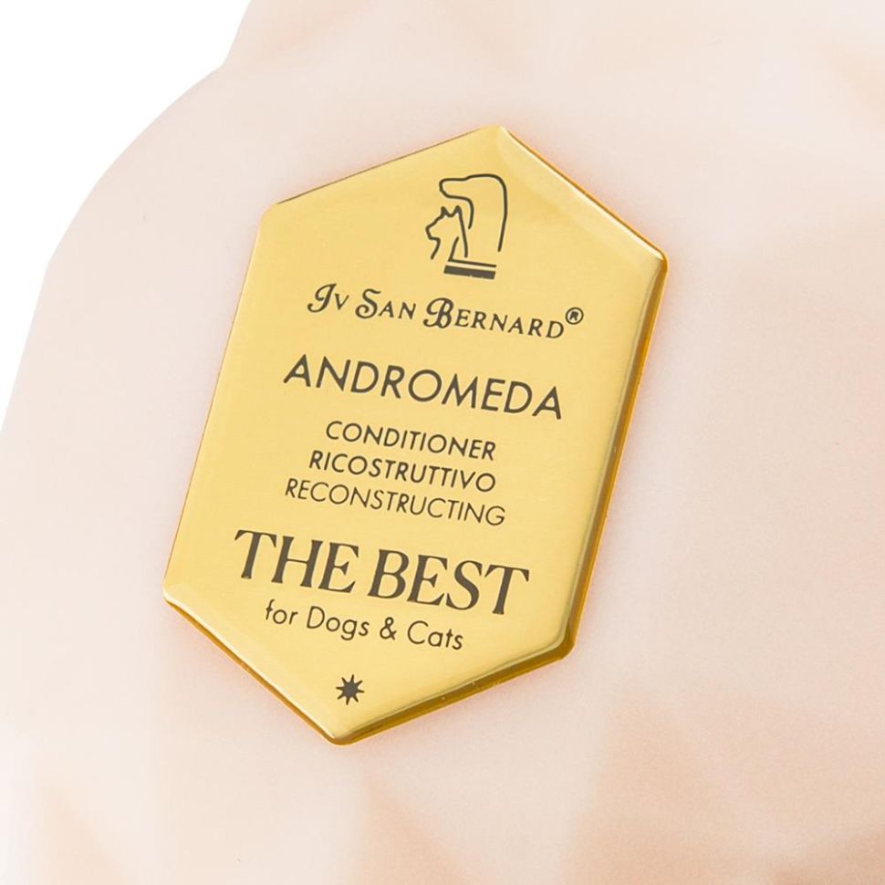 ISB: The Best line Andromeda Кондиционер для выпадающей шерсти и чувствительной кожи, с экстрактом шиповника, 500 мл