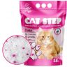 Cat Step: Crystal Pink силикагелевый наполнитель для кошек, 3.8 л, 1.8 кг
