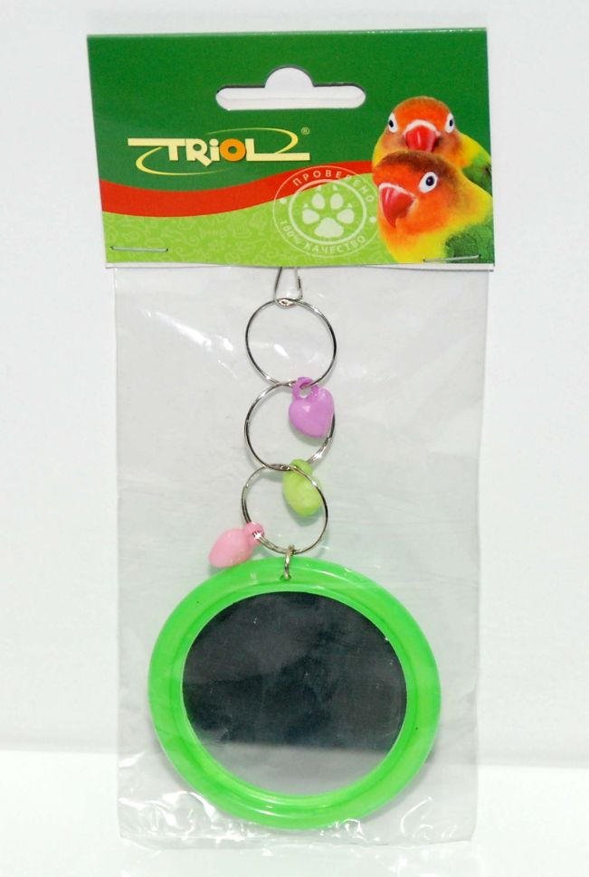 Triol Игрушка для птиц  Зеркало с украшением, КХ-051, арт. 52181039