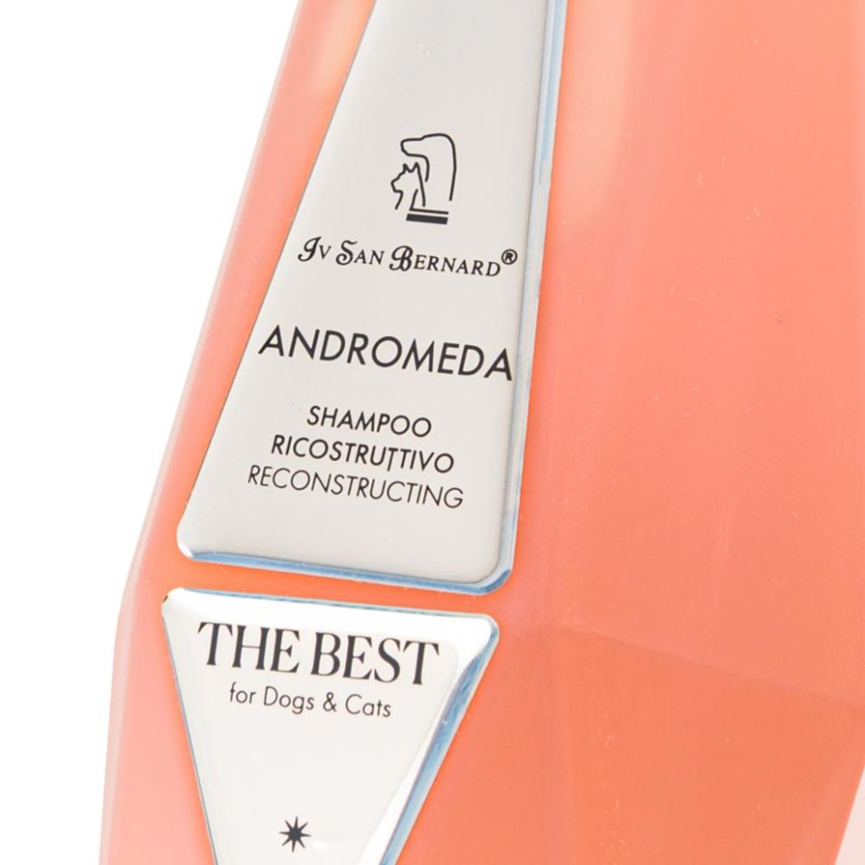 ISB: The Best line Andromeda Шампунь для выпадающей шерсти и чувствительной кожи, с экстрактом шиповника, 550 мл