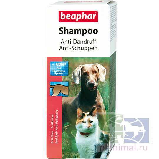 Beaphar: Шампунь Shampoo Anti-Dandruff от перхоти для кошек и собак, 200 мл