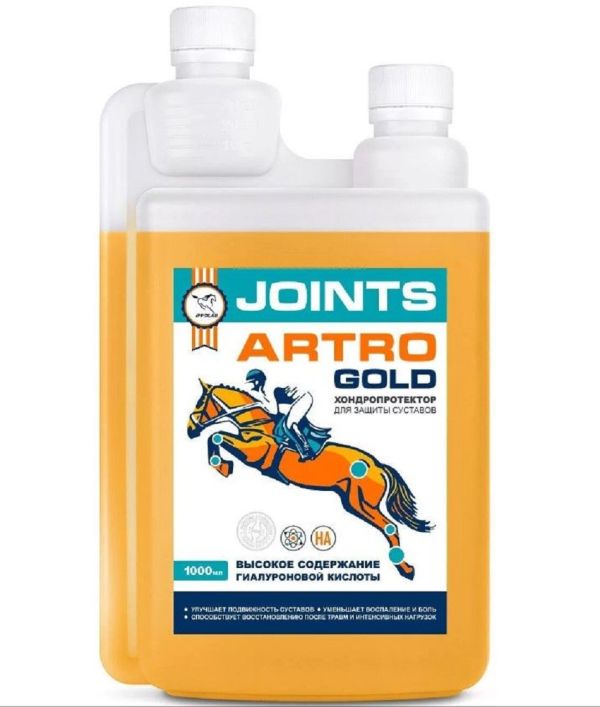 Пробио: Artro Gold Артро голд, хондропротектор для защиты суставов лошадей, 1 л.