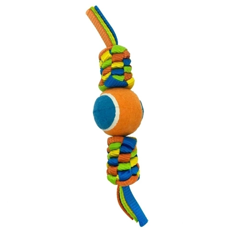 Petpark: игрушка Плетенка с теннисным мячом, для собак, 6 см