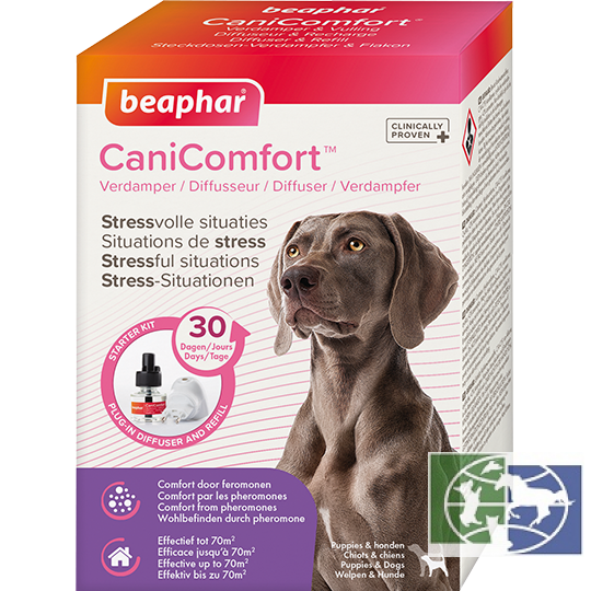 Beaphar: Успокаивающий диффузор CaniComfort со сменным блоком для собак, 125 гр.