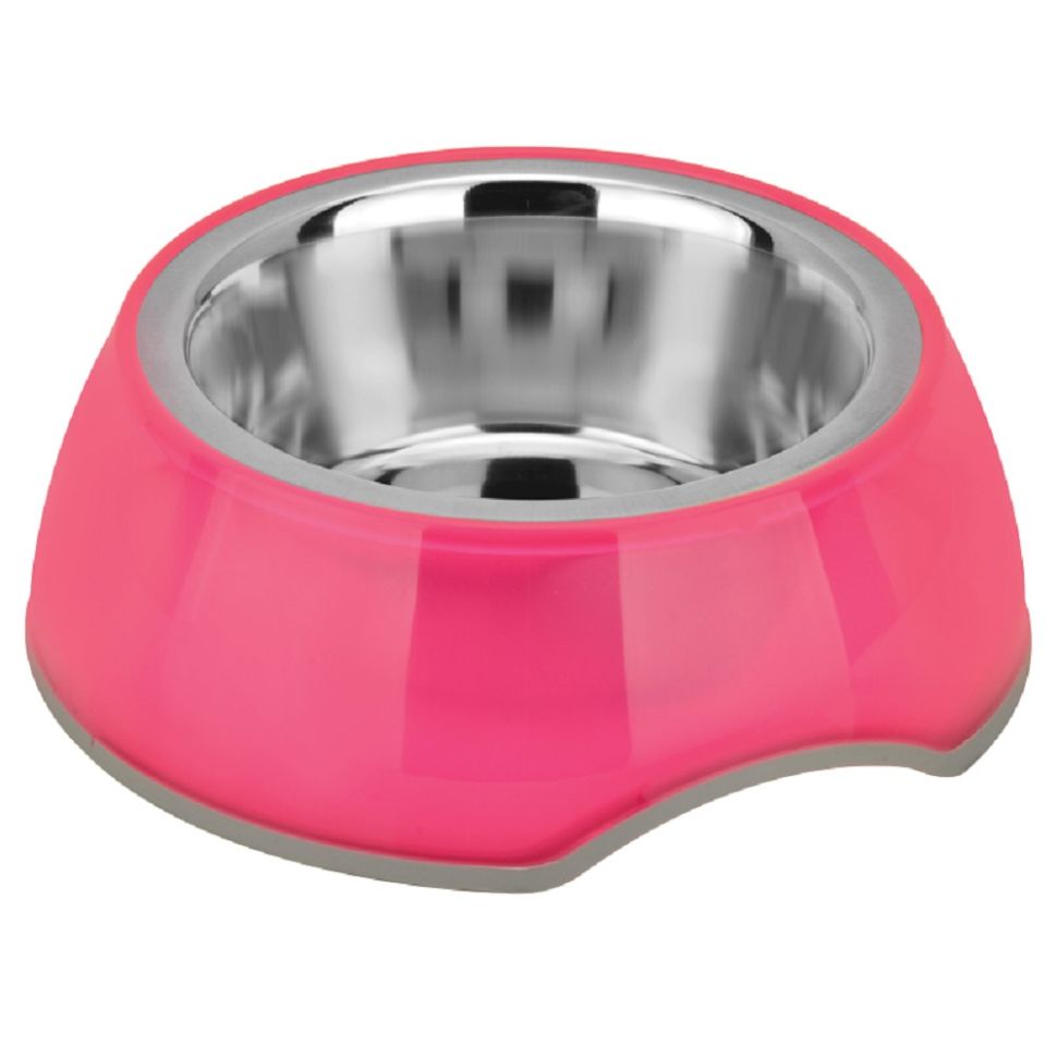 Triol Миска металлическая на подставке из термопластичной резины, 0,85 л