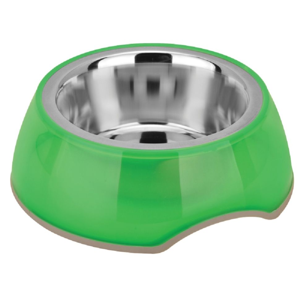 Triol Миска металлическая на подставке из термопластичной резины, 0,85 л