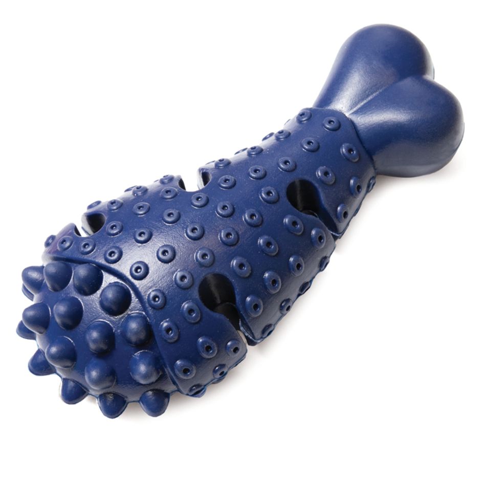 Triol: Игрушка для собак из цельнолитой резины Окорок с шипами, 130 мм, 12191202