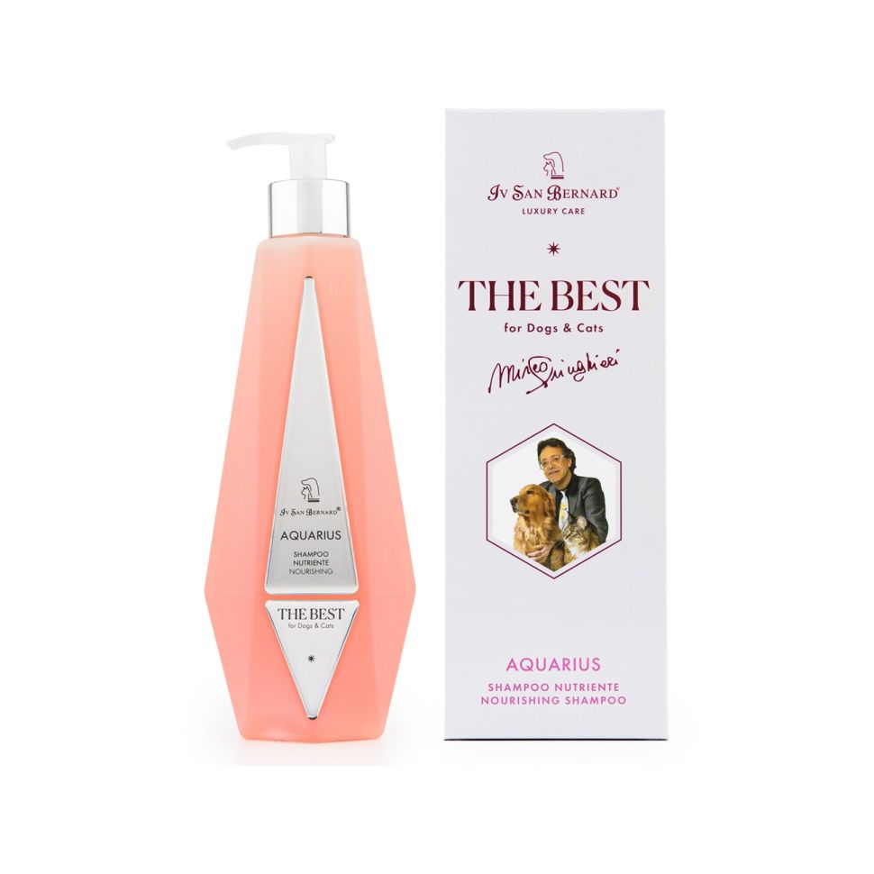 ISB: The Best line Aquarius Шампунь для восстановления и питания шерсти, с экстрактом виноградной лозы, 550 мл