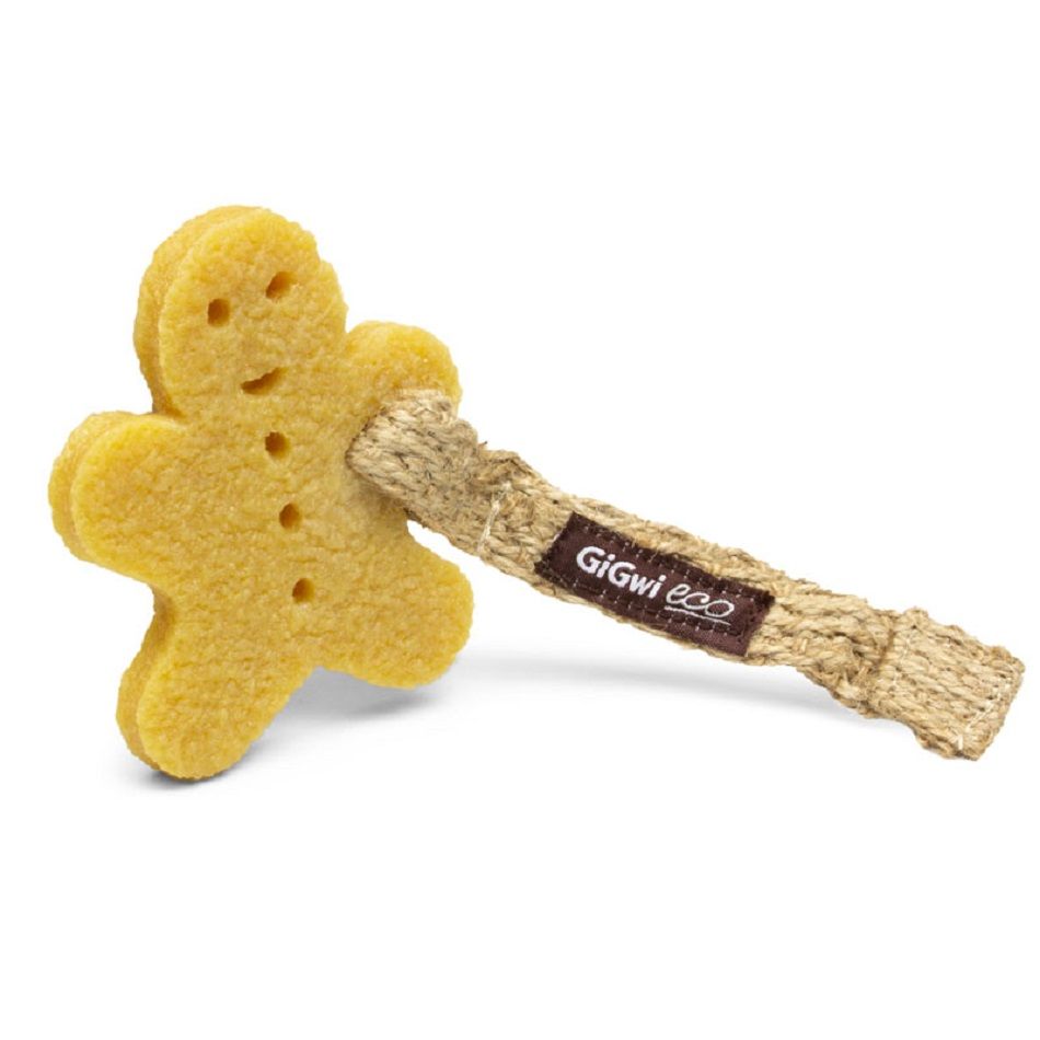 GiGwi Игрушка для собак Маленький пряник из экорезины 10 см, серия GUM GUM DOG ECO, 75316