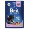 Brit: Premium, Пауч для котят, Белая рыба в соусе, 85 гр.