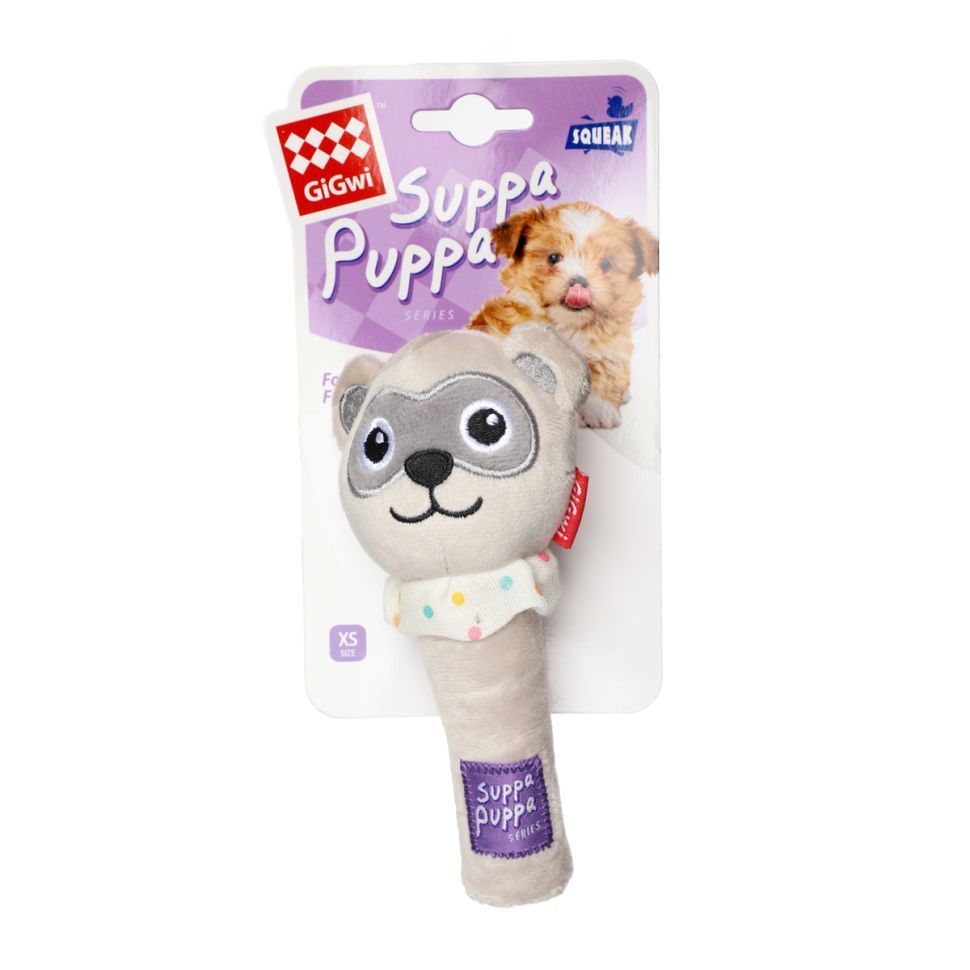 GiGwi: Игрушка для маленьких собак Мишка с пищалкой 15 см, серия SUPPA PUPPA, 85 022