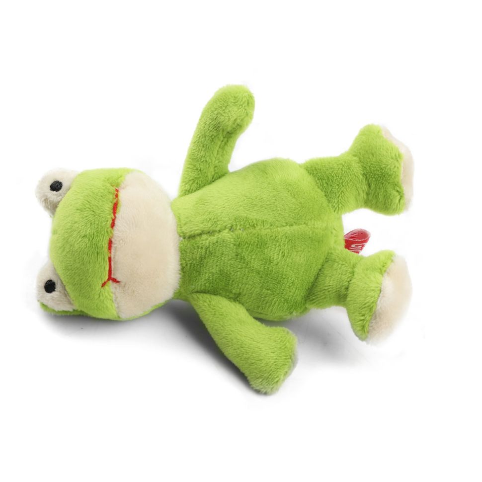 GiGwi Игрушка для собак Лягушка с пищалкой 10 см, серия PLUSH FRIENDZ, 75022