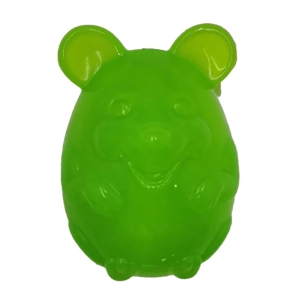 Petpark: игрушка Ежик с пищалкой, зеленый, для собак, 8 см 