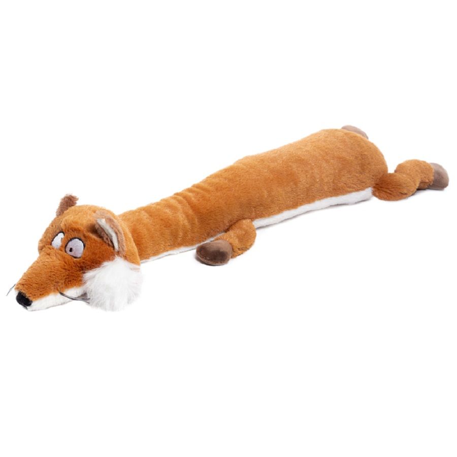 GiGwi: Игрушка для собак Лиса с пищалками 62см, серия PLUSH FRIENDZ, 75231