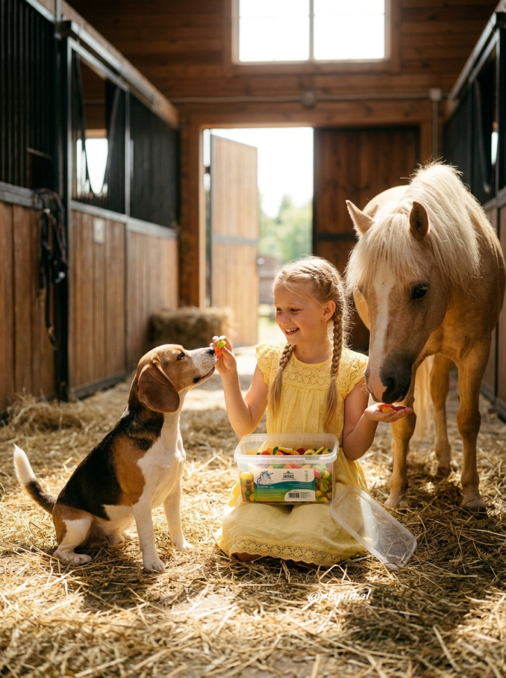 Horse-bio: Мармелад Микс LuckyPro для лошадей, 1 кг