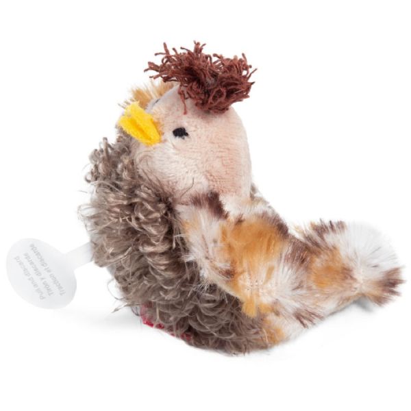 GiGwi: Птичка со звуковым чипом, игрушка для кошек, серия MELODY CHASER, 6 см, арт. 75223